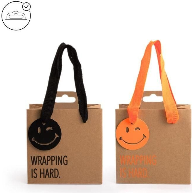 Trendhaus Birthday Fun - Gift bag - Wrapping Is Hard (1 pc., 2 designs)