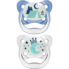 Dr.browns PV22008 PreVent Glow in the Dark BUTTERFLY SHIELD Pacifier - Stage 1, Assorted, 2-Pack