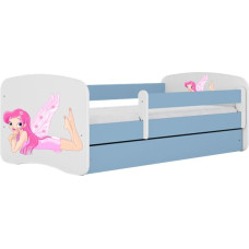 Kocot Kids Bed babydreams blue fairy with wings without drawer with mattress 160/80