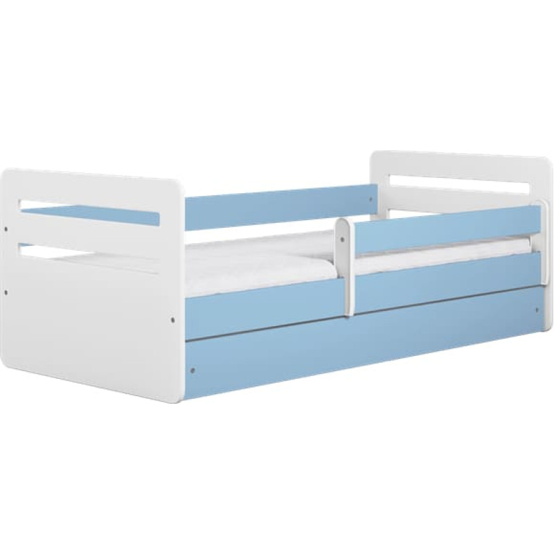 Kocot Kids Bed tomi blue without drawer with mattress 140/80