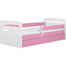 Kocot Kids Bed tomi pink with drawer with mattress 180/80