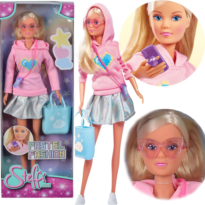 Simba Toys SIMBA Lalka Steffi Pikselowa Moda