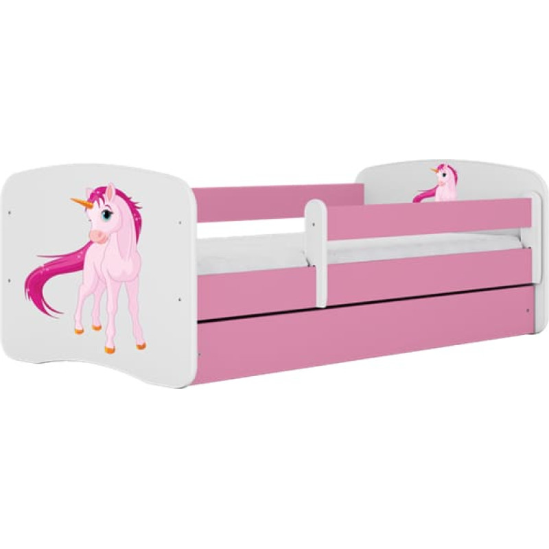 Kocot Kids Bed babydreams pink unicorn without drawer with mattress 180/80