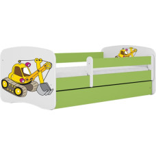 Kocot Kids Bed babydreams green digger without drawer with mattress 180/80