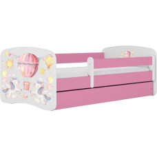 Kocot Kids Bed babydreams pink balloon with drawer with mattress 160/80