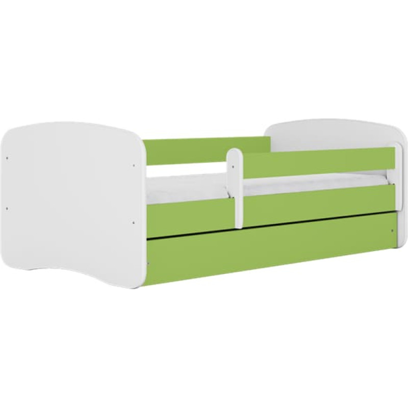 Kocot Kids Bed babydreams green without pattern without drawer with mattress 140/70
