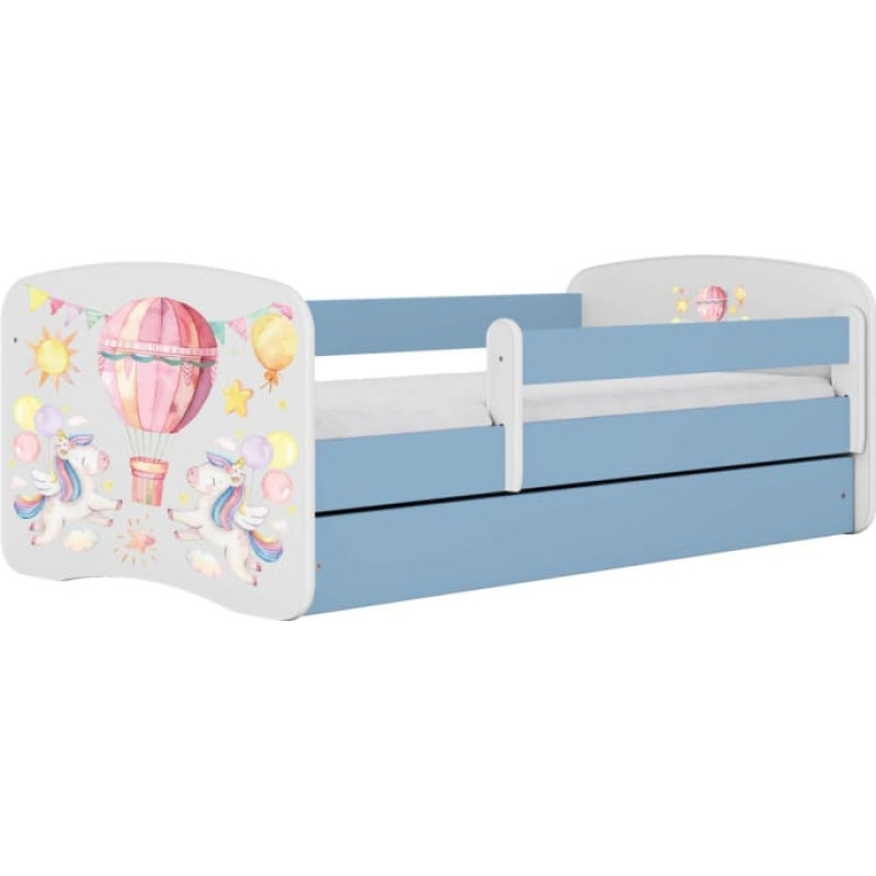 Kocot Kids Bed babydreams blue balloon without drawer with mattress 140/70
