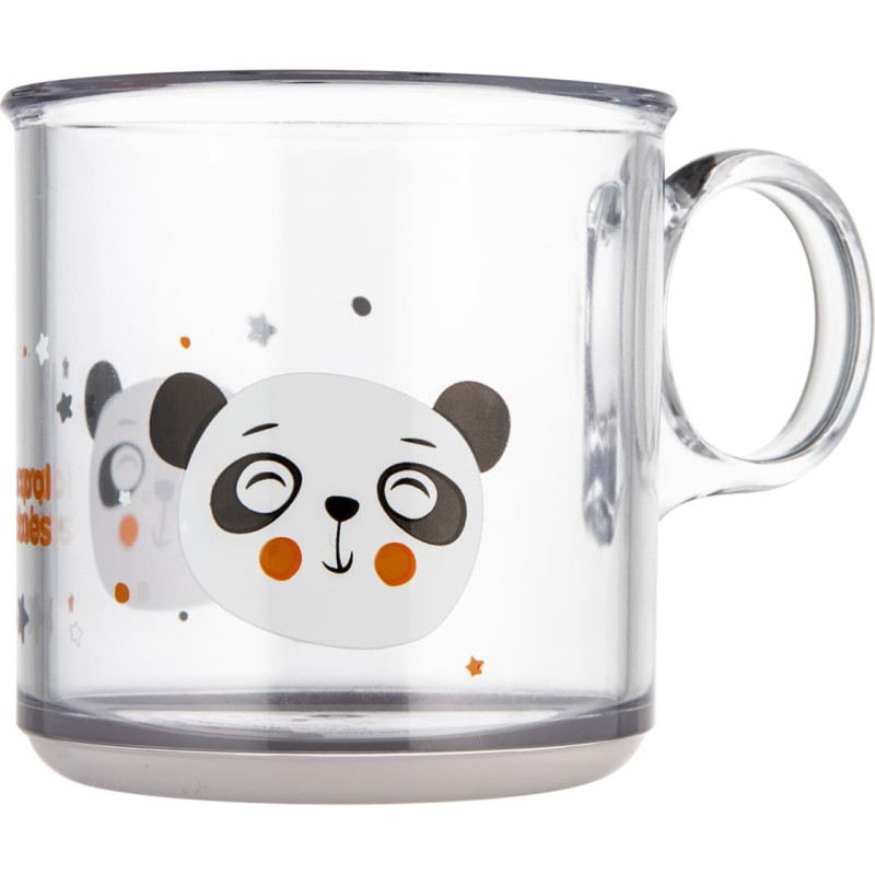 Canpol Babies CANPOL 2/100 Anti-Slip Mug with Handle 170 ml Exotic Animals transparent
