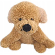 Minikid Plush toy - 13546 - PUPPY - with BOW - BEIGE- size 16 cm