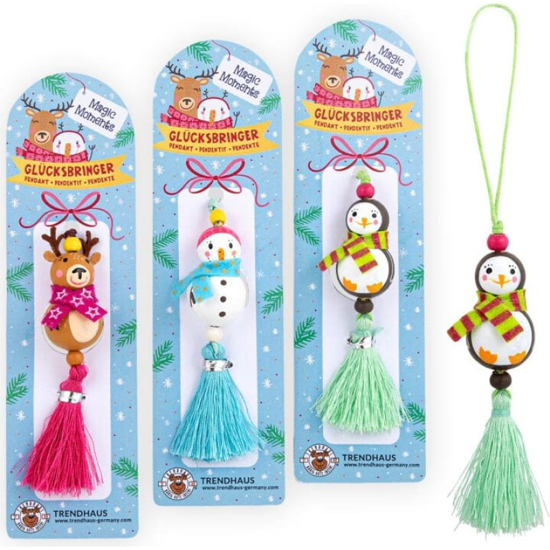 Trendhaus Magic Moments - Mini Wooden Lucky Charm (1 pc., 3 designs)