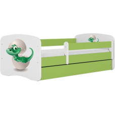 Kocot Kids Bed babydreams green baby dino without drawer with mattress 180/80