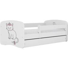 Kocot Kids Bed babydreams white cat with drawer with mattress 160/80