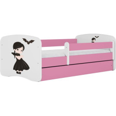 Kocot Kids Bed babydreams pink wednesday with drawer with mattress 140/70