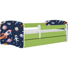 Kocot Kids Bed babydreams green cosmos with drawer with mattress 160/80