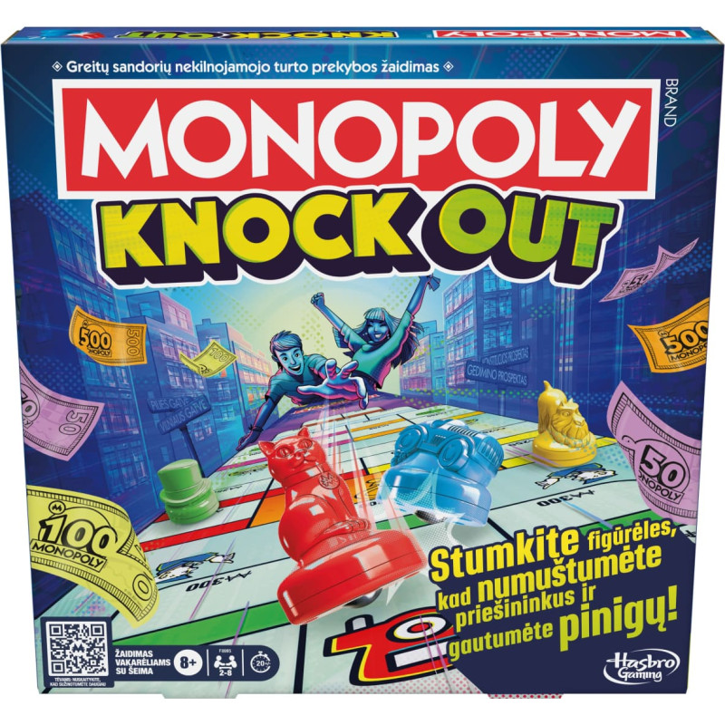 Monopoly Galda spēle Knockout (lietuviešu valodā)