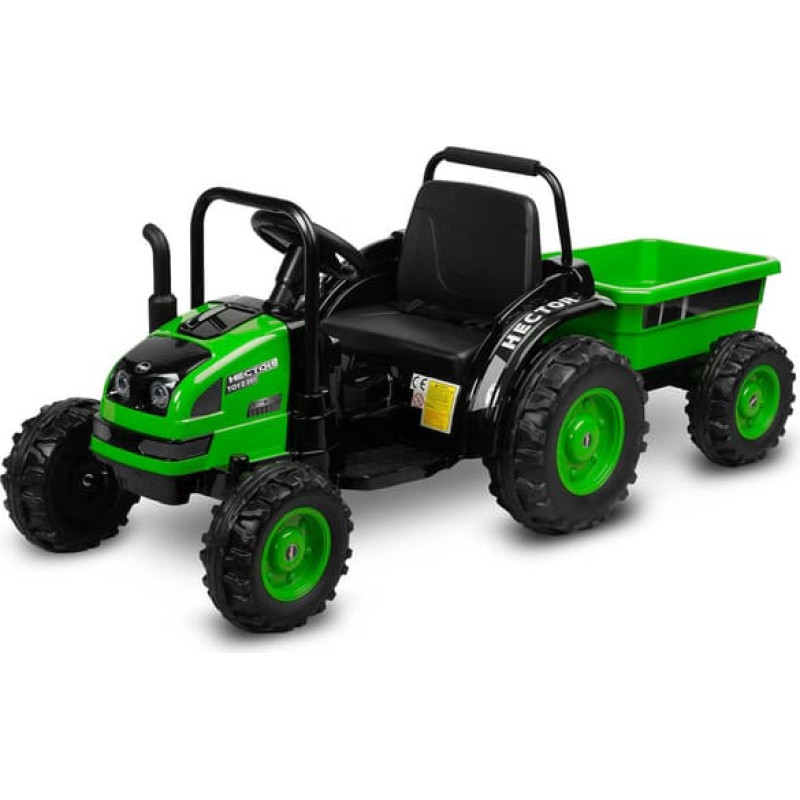 Toyz Elektro-Aufsitzfahrzeug Traktor Hector, Grün