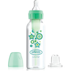 Dr.browns SB81603 8 oz/250 ml PP Narrow Options+ Bottle to Sippy Starter Kit, Green Stars (+L3 Nipple)