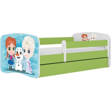 Kocot Kids Bed babydreams green frozen land without drawer with mattress 160/80