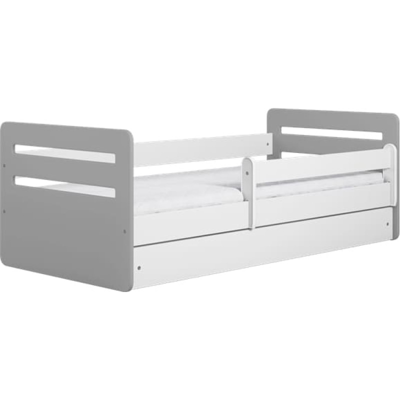 Kocot Kids Bed tomi mix grey without drawer with mattress 160/80
