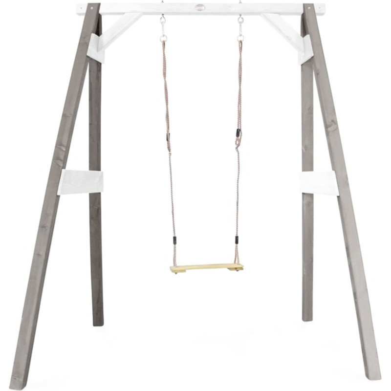 AXI Drewniana Huśtawka z Siedziskiem Szary Plac Zabaw