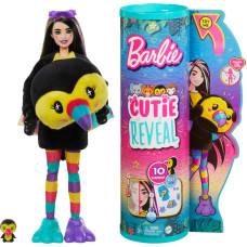 Barbie® Cutie Reveal Džungli seeria nukk - Tuukan