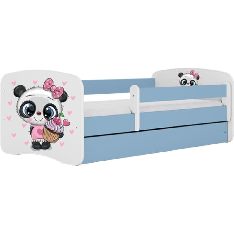 Kocot Kids Bed babydreams blue panda without drawer with mattress 160/80