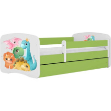 Kocot Kids Bed babydreams green tiny dinos without drawer with mattress 180/80