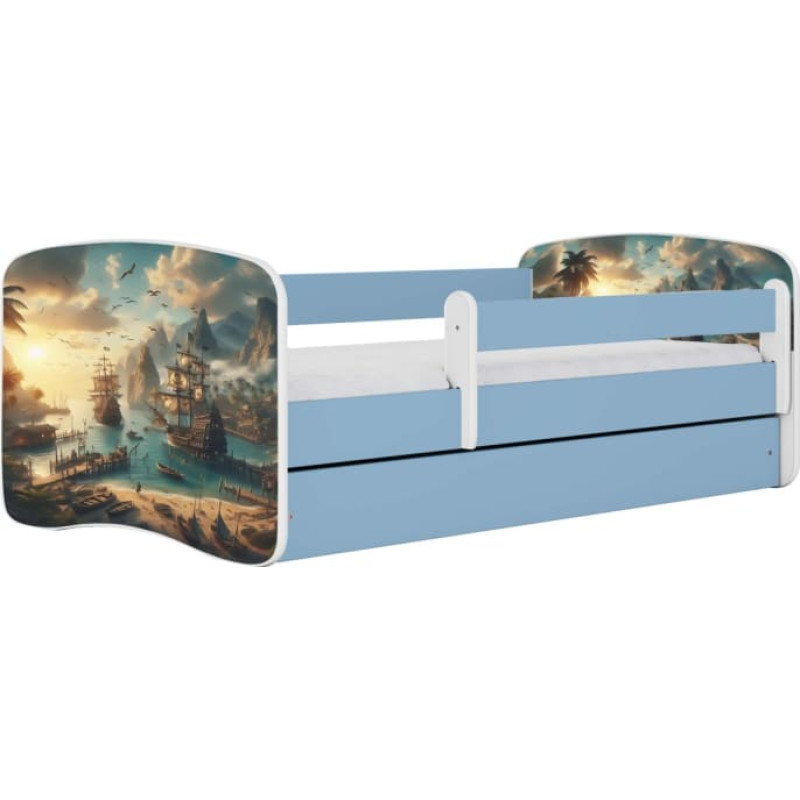 Kocot Kids Bed babydreams blue ship without drawer with mattress 160/80
