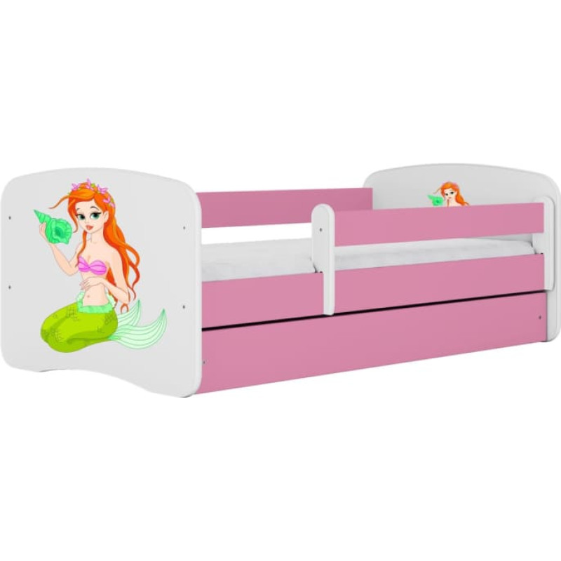 Kocot Kids Bed babydreams pink mermaid without drawer with mattress 160/80