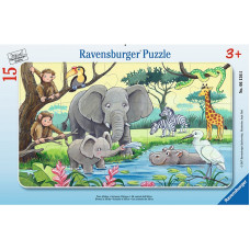 Ravensburger Frame puzzle Wild Animals 15pcs., R06136