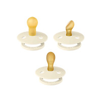 Bibs Colour Try-it 3-pack pacifiers Ivory 0m+