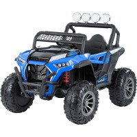 TO-MA 4WD MONSTER NEL918 Kinder-Quad mit Fernbedienung, 12V/10Ah, blau
