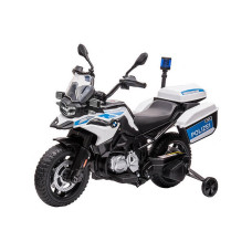 TO-MA Elektromotorrad 12V/7Ah BMW POLICE, F850 white (EVA wheels)