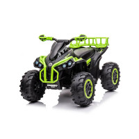 TO-MA Kinder-Quad GTS 1199 - QUAD, 12V/7Ah, R/C (EVA-Räder), grün