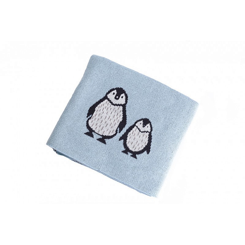 MINIWORLD Cotton blanket PINGWIN 80x100cm