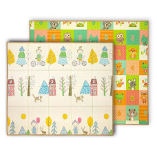 Milly Mally Foam folded playmat Play Girl and Numbers T1 5543