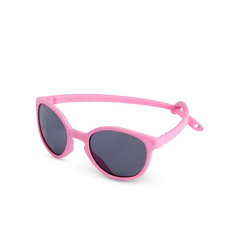 KIETLA Wazz schraubenlose und 100% unzerbrechliche Fassung, hohe Schutzkategorie 3 Sonnenbrille für Kinder 2-4 Jahre PEONY