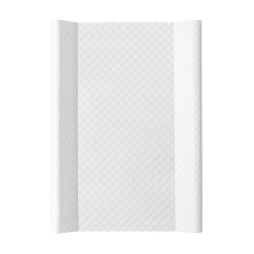 CEBABABY Wickelauflage mit fester Basis, 50x70 cm, Caro White