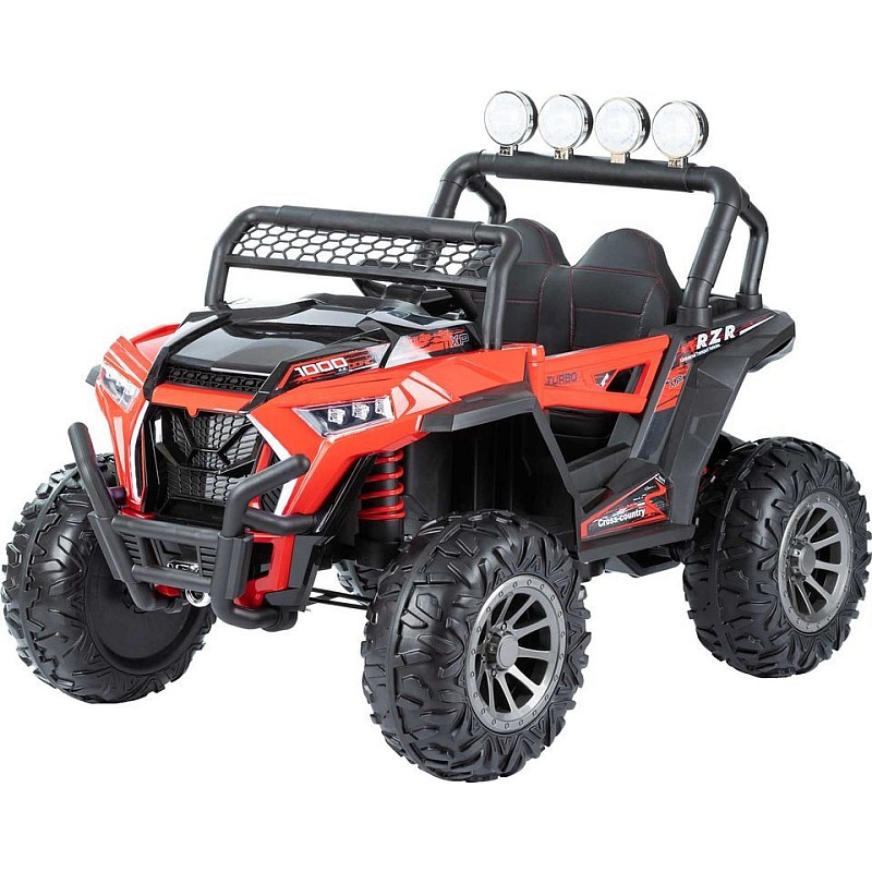 TO-MA 4WD MONSTER NEL918 Kinder-Quad mit Fernbedienung 12V/10Ah, Rot