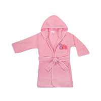 DUET BABY FROTTE Children's bathrobe with hood 92-104cm, 467 SNAIL pink (744672)