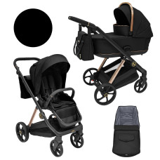 Baby Fashion GINO 2.0 Universal stroller 2in1, Black