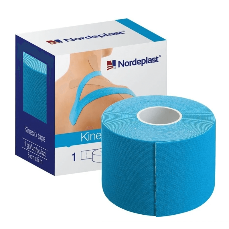 Nordeplast Kinesiologie-Tape 5 cm x 5 m, Hellblau, N1