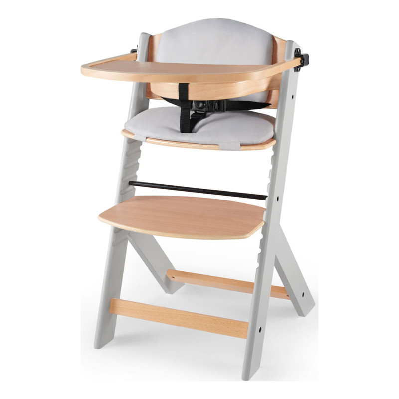 Kinderkraft Hochstuhl ENOCK, grau + Kissen