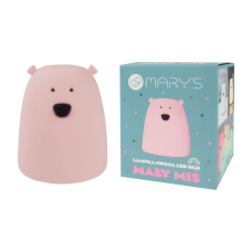 Mary's Lampe LED LITTLE BEAR Pink RGB+WW /NB 3 x AAA 1.5V battery (not included)