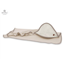 Miminu KIECZMERSKI Badehandtuch 100×100 „Miminu Soft” + Waschlappen, beige