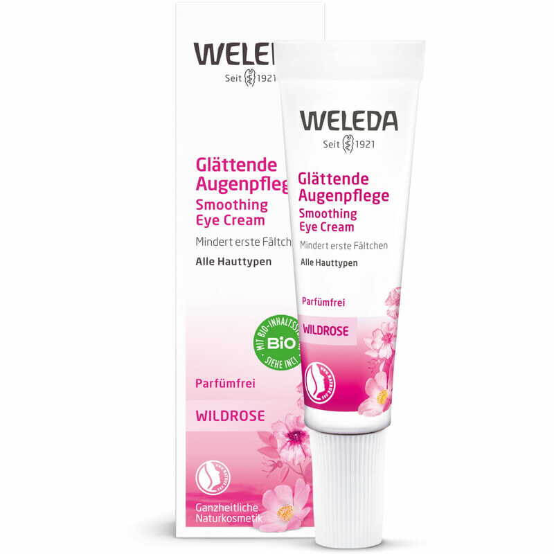 Weleda Glättende Augencreme mit Wildrose, 10 ml