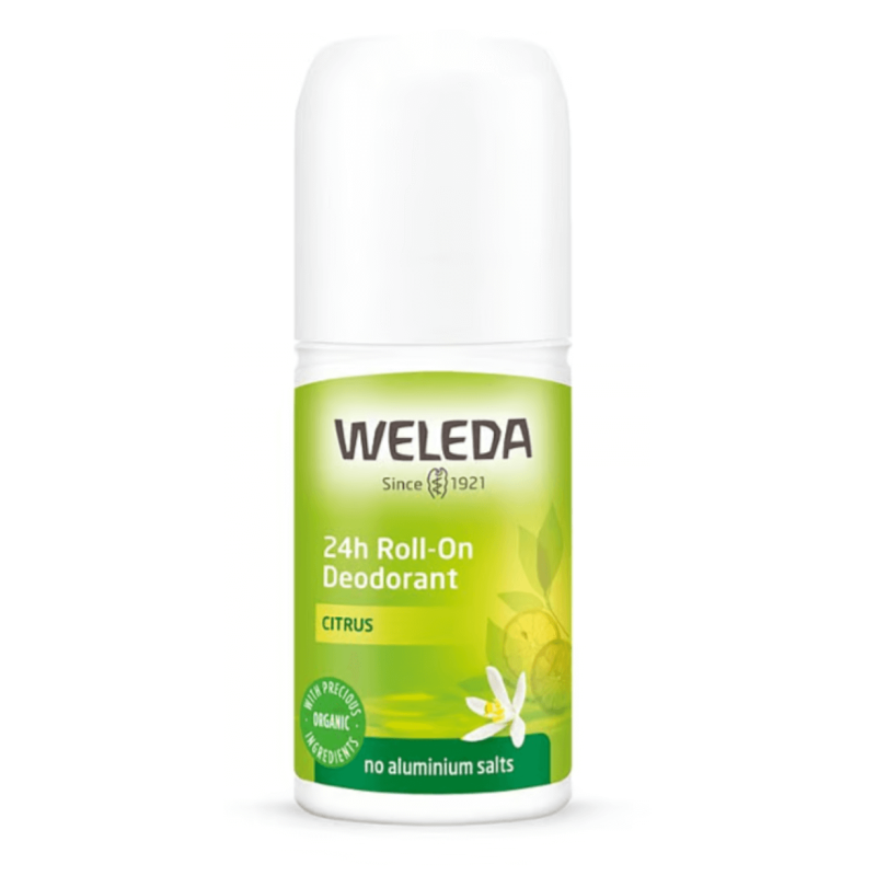 Weleda 24h Roll-On Deodorant, Citrus, 50 ml