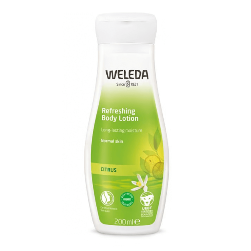 Weleda Feuchtigkeitsspendende Körpermilch, Citrus, 200 ml