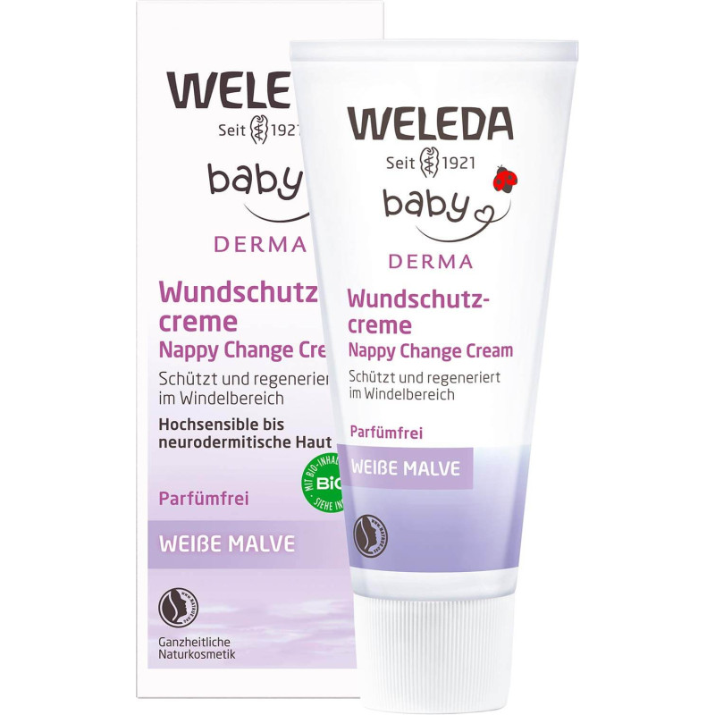 Weleda Creme für den Windelbereich, Eibisch, 50 ml.