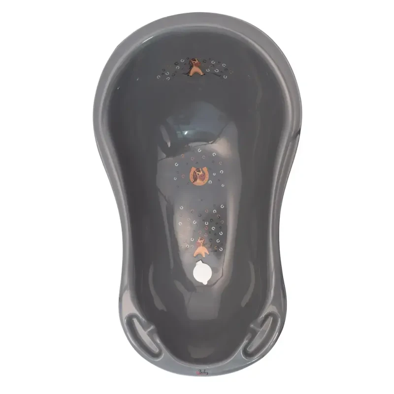 Maltex Badewanne 84 cm mit Stöpsel, Pferd, stahlgrau